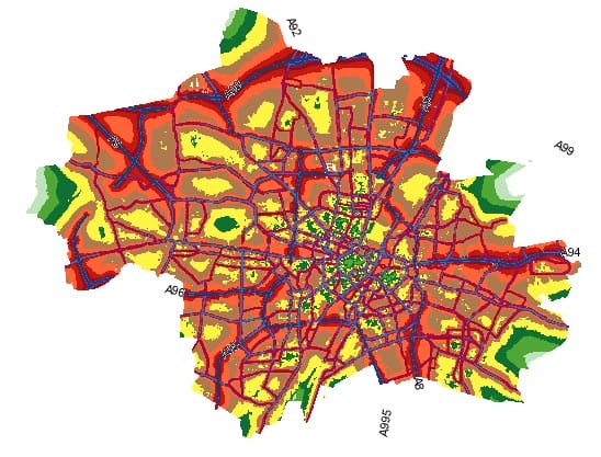 laermplan-muenchen Lärmkarte von München