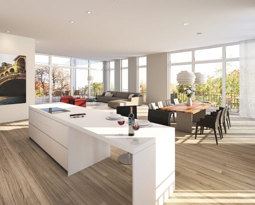 Averhoff-Park in Hamburg-Uhlenhorst