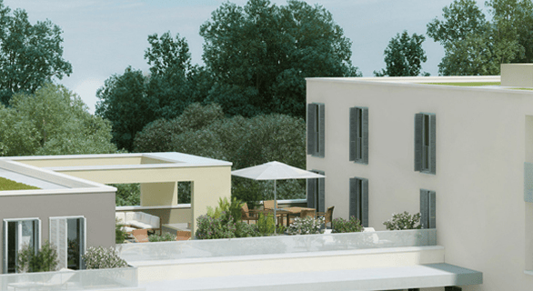 Penthouse mit 3 Dachterrassen: Neubauprojekt Am Luitpoldpark in München-Schwabing