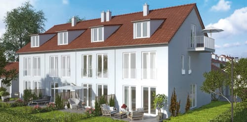 Neue Reihenhäuser in Ismaning: Heidegärten