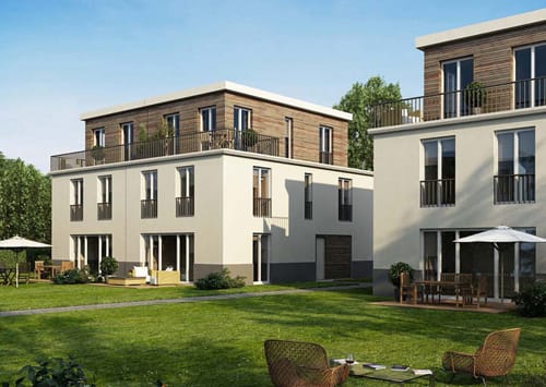 Neubauprojekt in der Nauener Vorstadt in Potsdam: Wohnen am Exerzierhaus Foto: DKB Grundbesitz Vermittlung GmbH