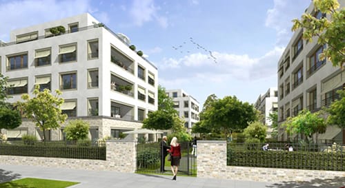 Eines der zahlreichen Bauvorhaben auf dem Riedberg: Neubauprojekt "GWH Riedberg 2.0.". Foto: SELECT Immobilien