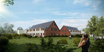 Wohnen in idyllischer Großstadtnähe: Reihenhäuser Bramfelder Gärten.