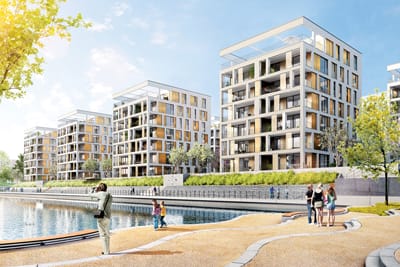 Neubauprojekt am Offenbacher Hafen: Hafengold