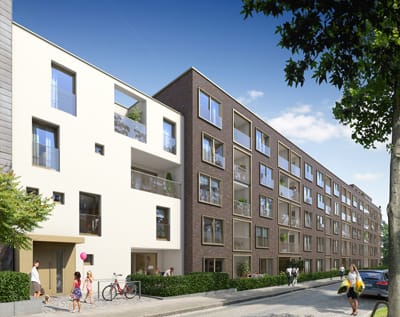 Neubauprojekt: Kranich Höft in Hamburg Barmbek