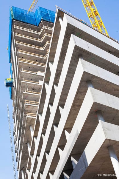 Richtfest vor wenigen Tagen: Cloud No.7. Foto: Madeline Lu / Schwäbische Wohnungs AG