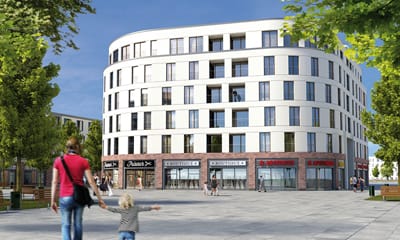 Neu auf dem Bornstedter Feld in Potsdam: Carré am Boumanplatz.