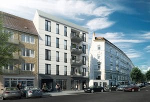 Elegant wohnen am Puls der City: Neubauprojekt HEUSSHOF - mitten in Eimsbüttel. Foto: Lüthen Immobilien