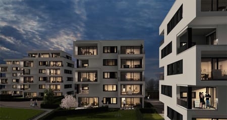 Neubauprojekt "Paulus Park Bietigheim Bissingen". Foto: Bietigheimer Wohnbau.