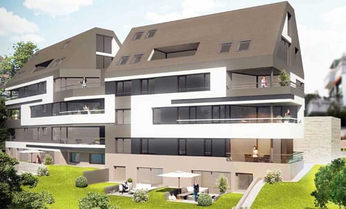 Neubauprojekt in Stuttgart: Westblick Stuttgart. Foto: Pflugfelder