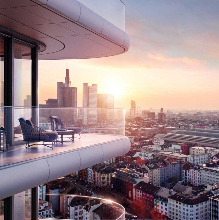 Grandiose Aussichten: Grand Tower in Frankfurt. Foto: Zabel Property AG