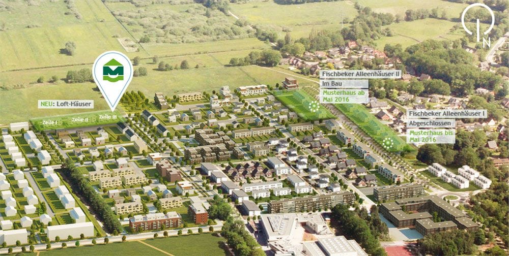 Über 2.000 Neubauwohnungen im Fischbeker Reethen