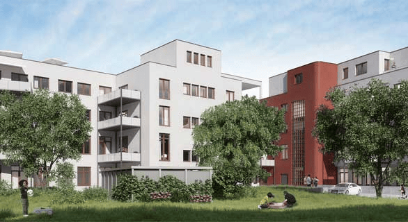 Attraktives Neubauvorhaben in Frankfurt-Rödelheim: "Alex 65". Bild: NDI Schumann Immobilien