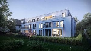 Weiteres Bauprojekt in München: Zehn Eigentumswohnungen entstehen im Neubau-Vorhaben Meisterstück Alt-Solln, die Aigner Immobilien offeriert.