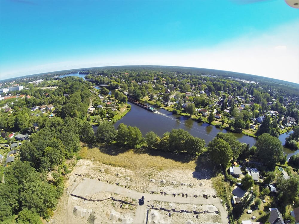 Baugebiet aus der Luft