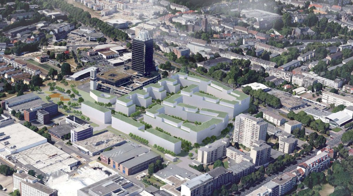 700 neue Wohnungen in Köln-Marienburg: Rückbau der Deutsche Welle-Hochhäuser und Neubau
