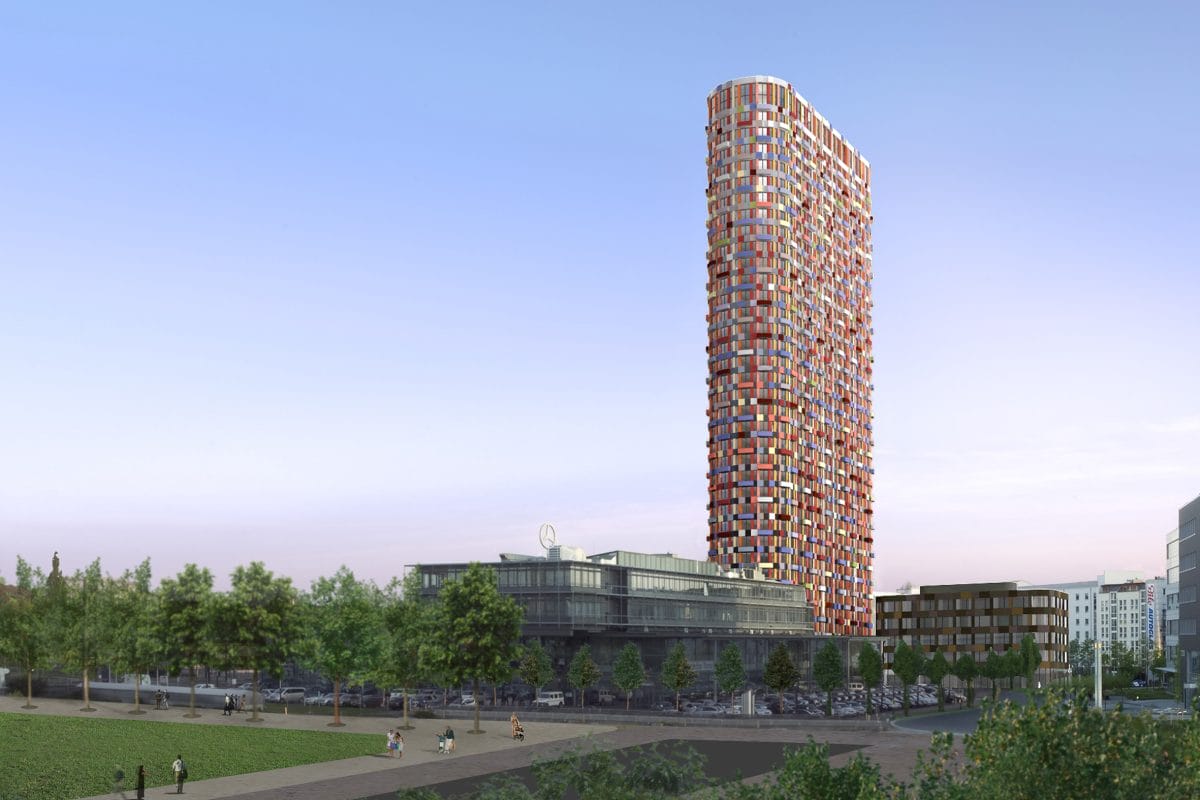 Baustart für den höchsten Wohnturm von Düsseldorf