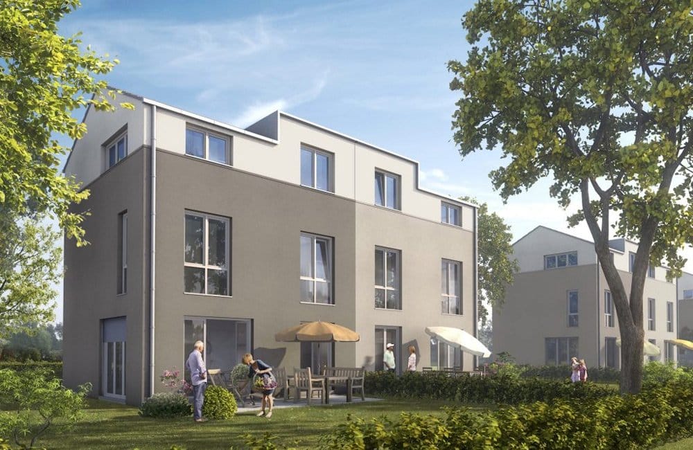 „Wohnen am Birkenwäldchen“ in Altglienicke (Bild: Basis AG Immobilienberatung).