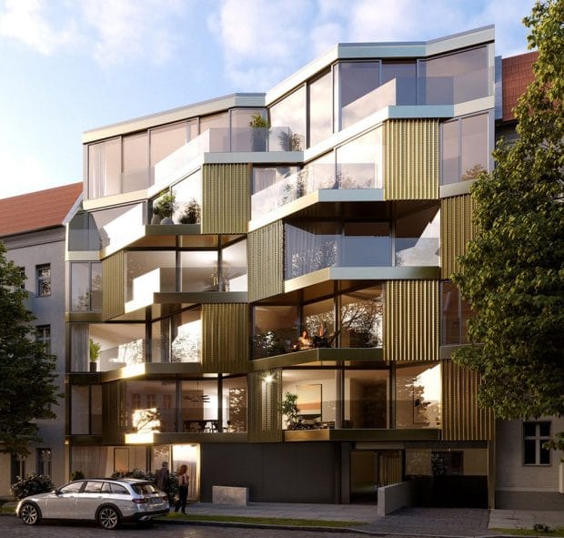 Ein neuer Lifestyle entsteht mit dem Neubau „TOPAZ Berlin“ im Florakiez (Bild: Archigon Projektentwicklung und Baubetreuung GmbH).