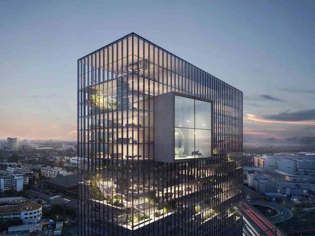 Weltweit erstes C02-neutrales Büro-Hochhaus entsteht in Düsseldorf