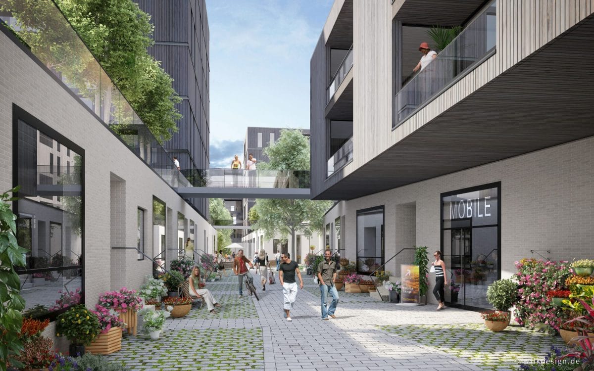 Garten Quartier Unterschleißheim: Grünes neues Viertel auf zwei Ebenen