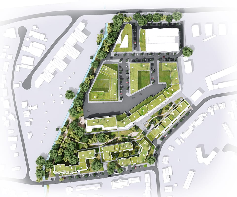 Rund 400 Neubauwohnungen im urbanen Stadtquartier Petersen Park