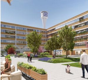 Revitalisierung des ehemaligen Quelle Versandzentrums