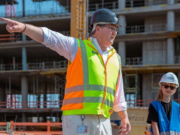 Bauarbeiter Elbtower Hamburg Bauarbeiter Elbtower Hamburg