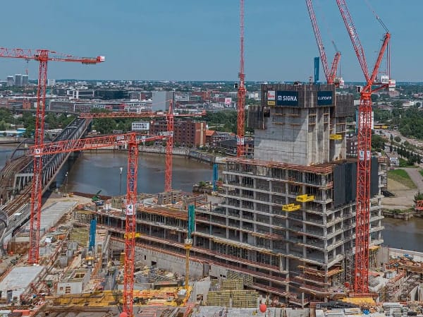 Baustelle Elbtower Hamburg Baustelle Elbtower Hamburg