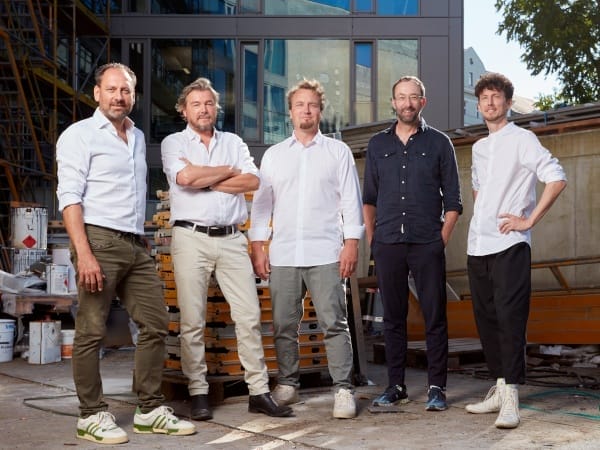 Berliner Architekturbüro GRAFT - Gruppenfoto Gründungsmitglieder