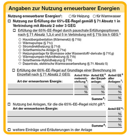Vergleicht man mit älteren Versionen des Energiebedarfsausweises, fehlt dieser Bereich noch. Das GEG 2024 erweitert die Anforderungen an Gebäude. Bild: Bundesinstitut für Bau-, Stadt- und Raumforschung (BBSR) im Bundesamt für Bauwesen und Raumordnung (BBR)