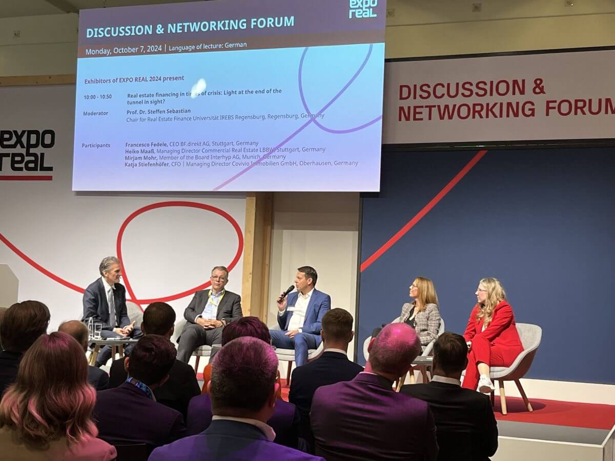 Expo Real 2024 München – Diskussion mit Heiko Maaß von der LBBW.