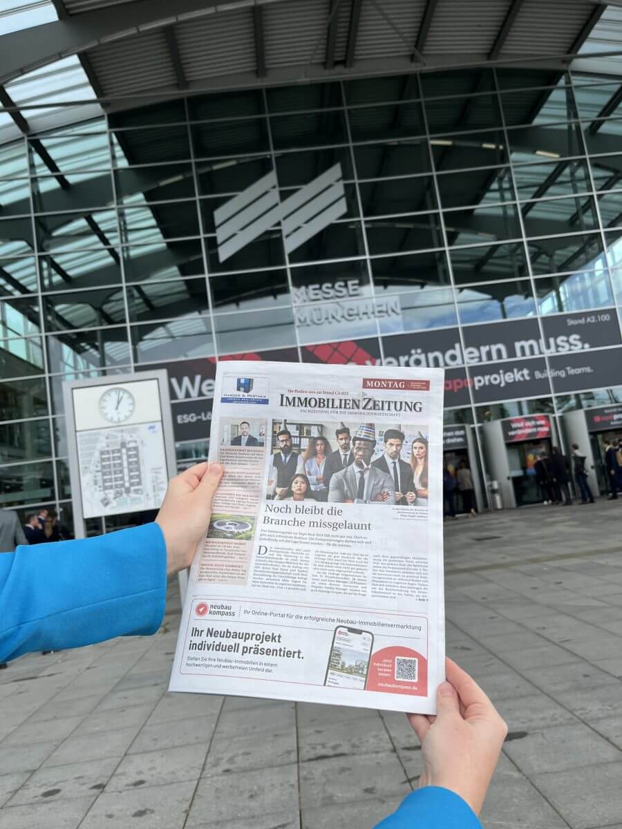 Expo Real 2024 München: neubau kompass war auch dabei