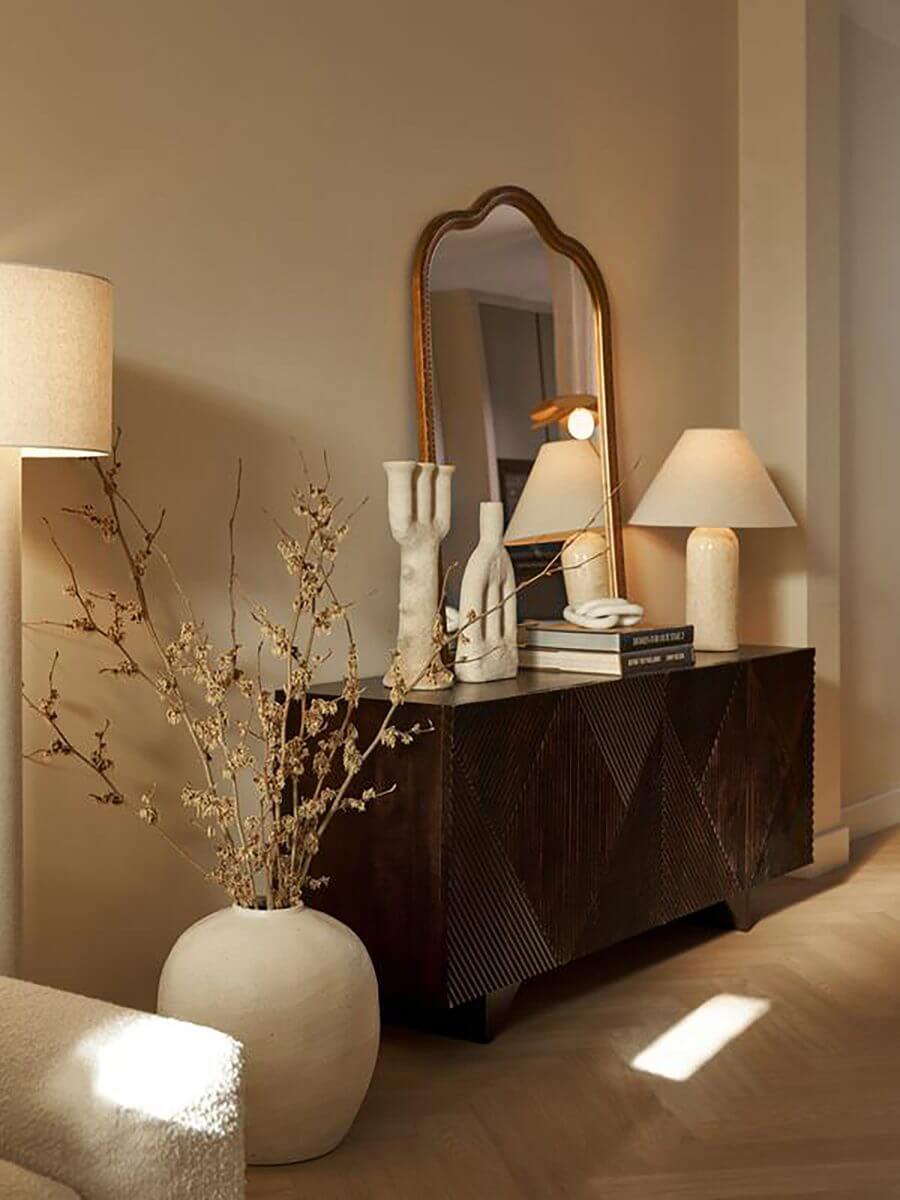 Sideboard dunkles Holz