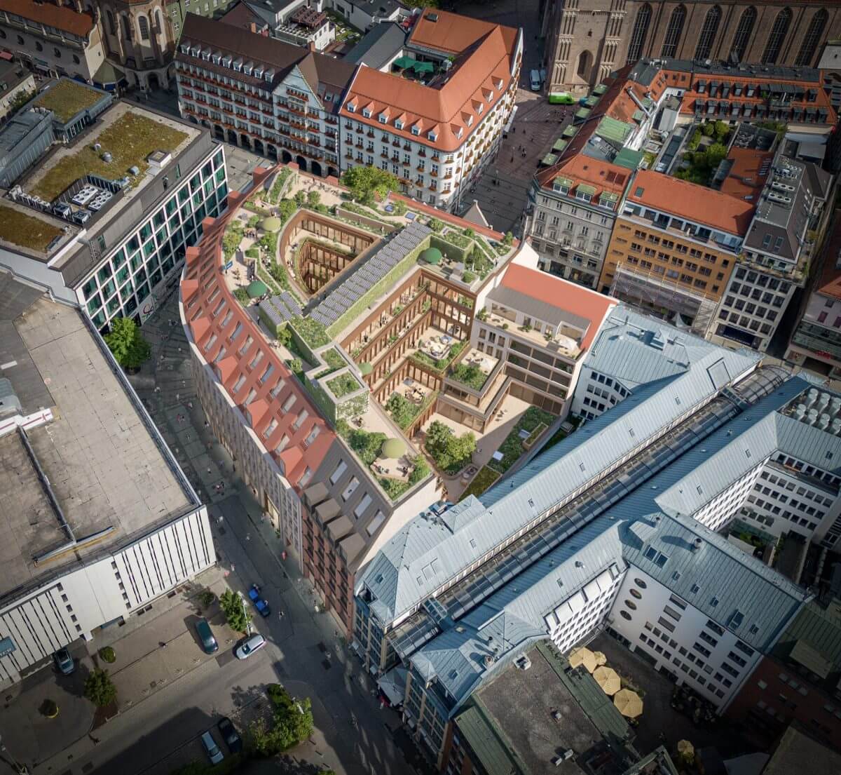 Innenhof AIM München Kaufingerstraße
