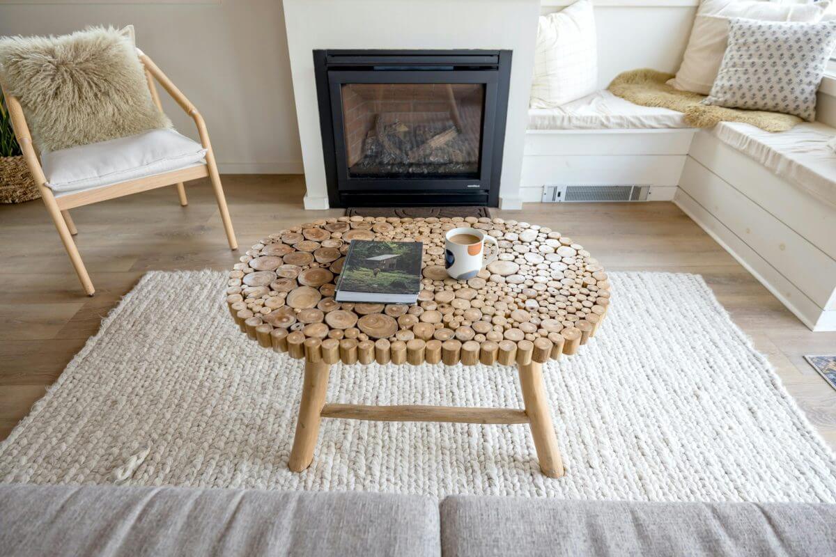 Wohnzimmer im modernen Landhausstil