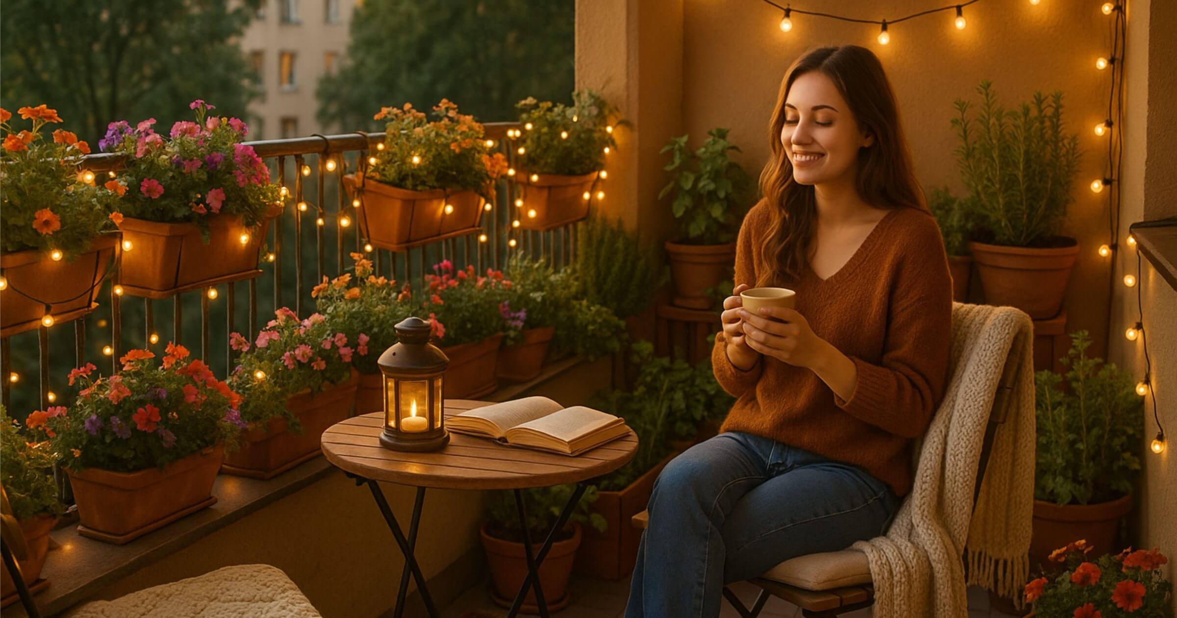 So machst du deinen (kleinen) Balkon zur Oase für den Sommer