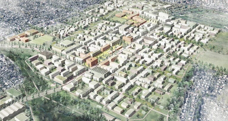 Wohnquartier Blankenburger Süden Vogelperspektive