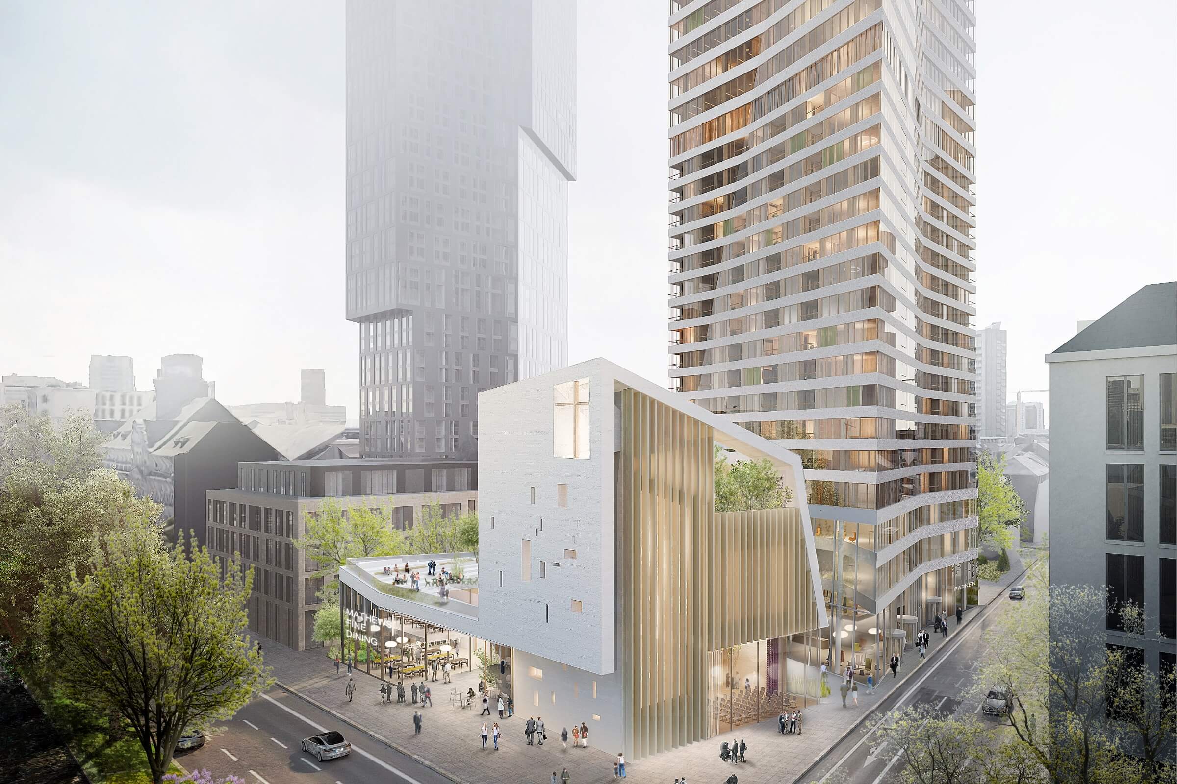 Matthäus-Hochhaus in Frankfurt: Das sind die neuen Pläne